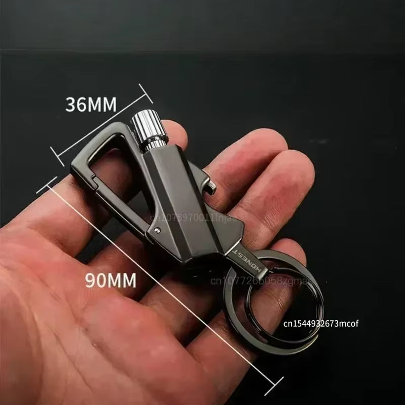 Permanent Match Wireless Lighter with Multi-Function Keychain Bottle Opener, Lit Anytime, Anywhere, Suitable for Outdoorsurvival