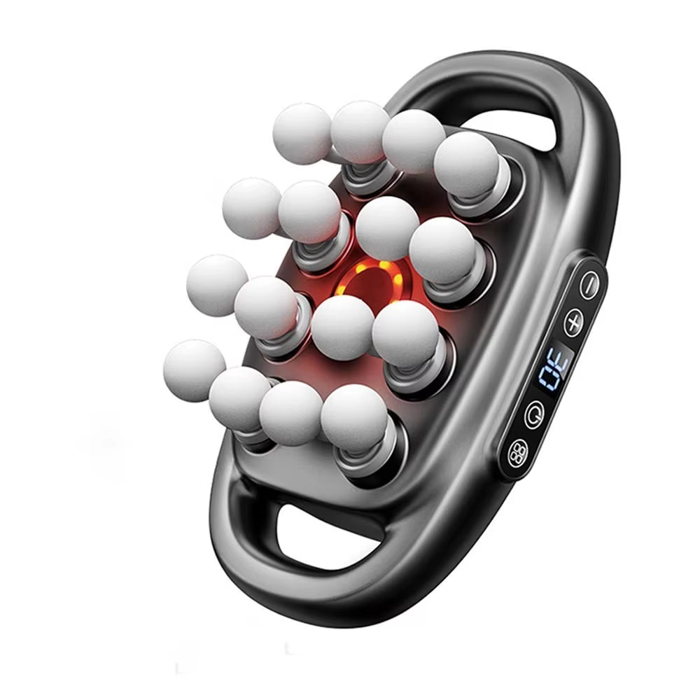 High-Frequency Vibration 16-Head Massager 30 Intensity Levels Multifunctional Usage 8-Head Massager Durable Fast Recovery