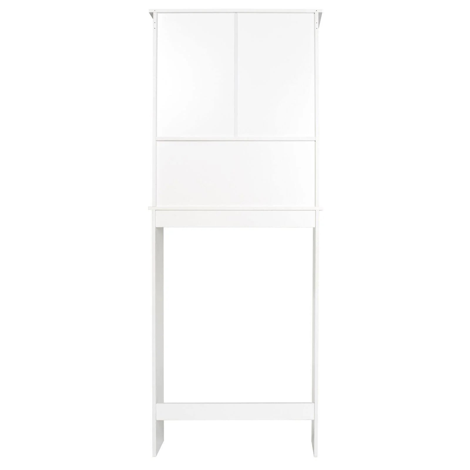Country Two Door over the Toilet Cabinet, Adjustable Shelf, Espresso