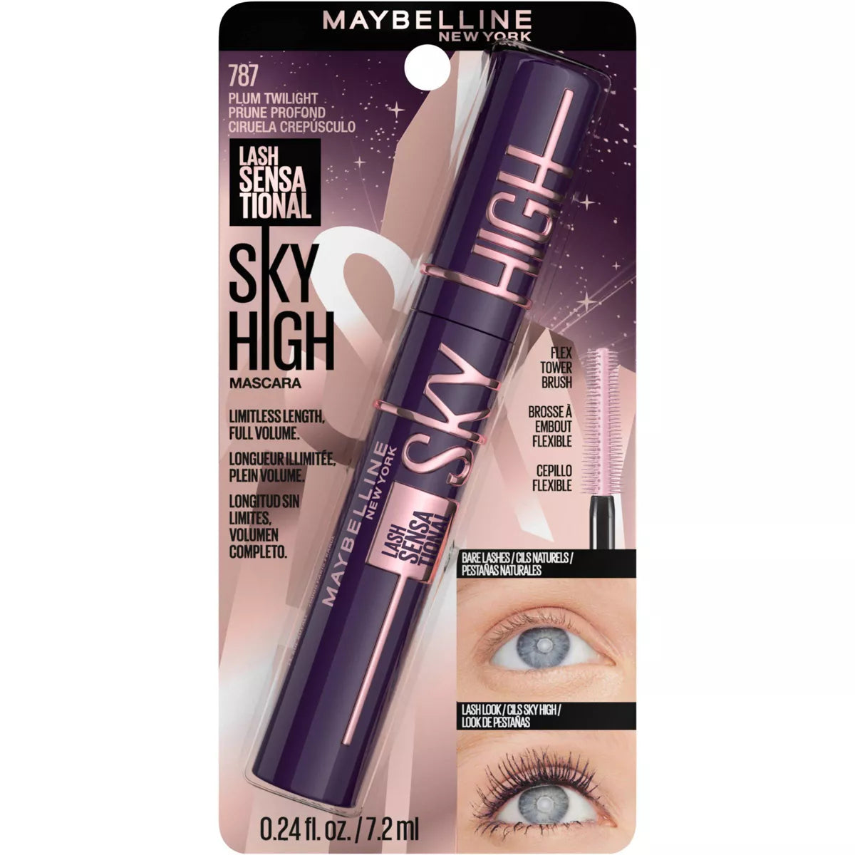 Maybelline Lash Sensational Sky High Lengthening Mascara - 0.24 Fl Oz