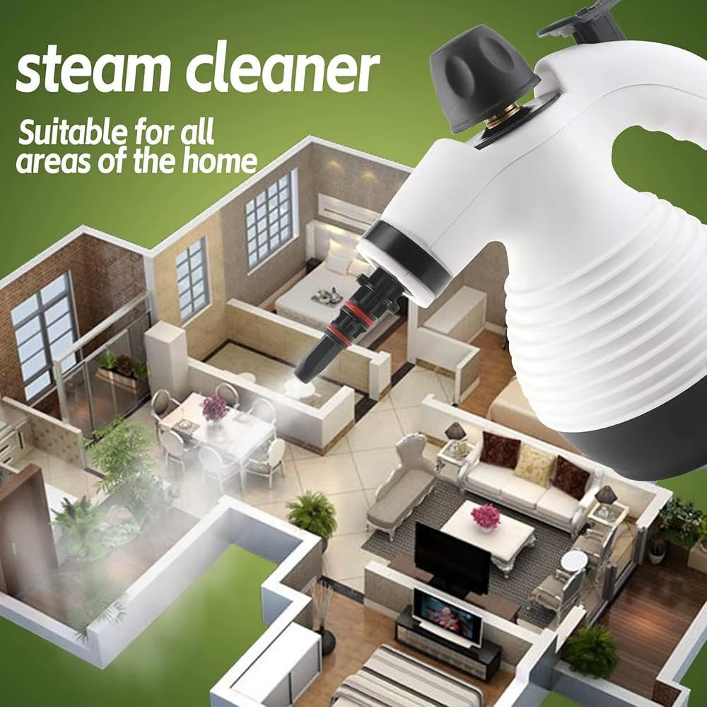 Steam Mop Handheld Steam Cleaner 1050W 350Ml Detachable Multi-Purpose 16 Accessory Kit Rapid Heat up High Pressure Steam