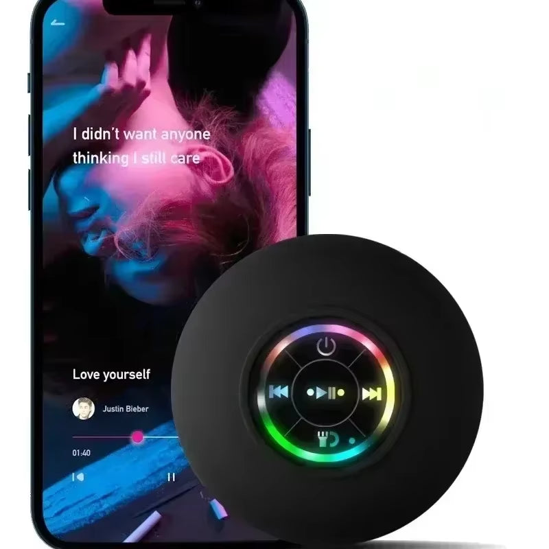 Wireless Speaker Rechargeable Bluetooth-Compatible Speaker with Colorful Light 