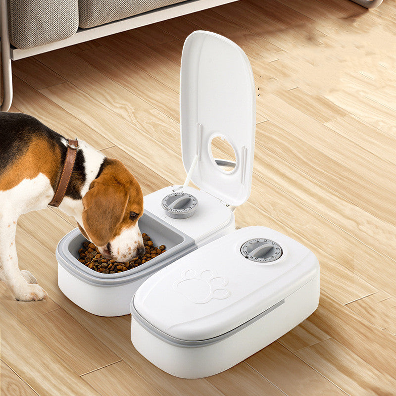 PawPal Automatic Pet Feeder: Smart Food Dispenser for Cats and Dogs with Timer & Stainless Steel Bowl