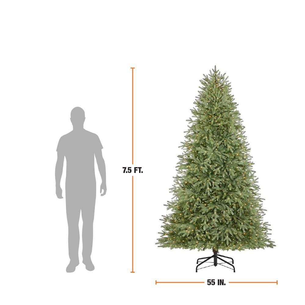 7.5 Ft. Jackson Noble Fir LED Pre-Lit Artificial Christmas Tree T23
